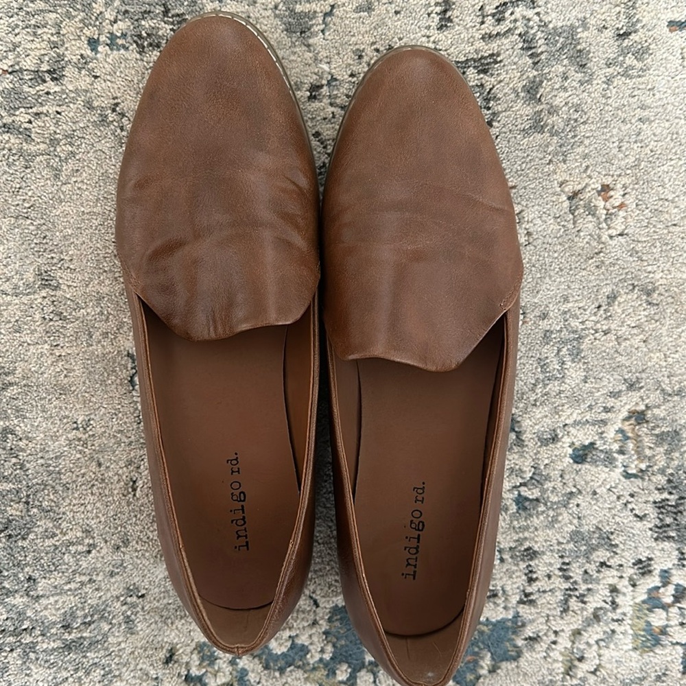 Leather loafers